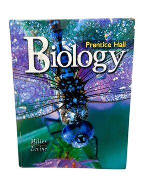 Prentice Hall Biology Hardcover By Miller & Levine Hardcover book English READ